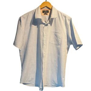 Michael Brandon XL Slim Fit Button Down Light Blue Business Casual Date Night